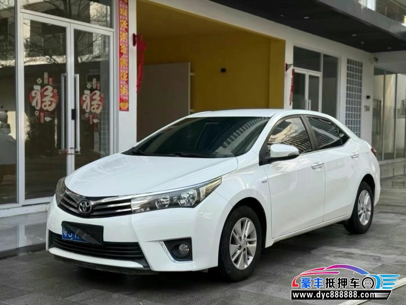 17年丰田卡罗拉轿车抵押车出售