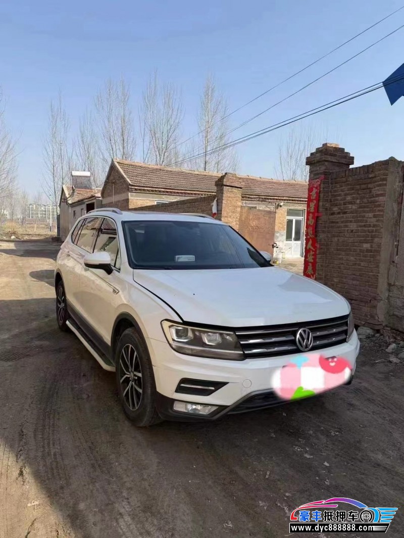 17年大众途观轿车抵押车出售