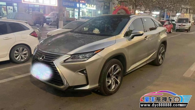 16年雷克萨斯RX轿车抵押车出售