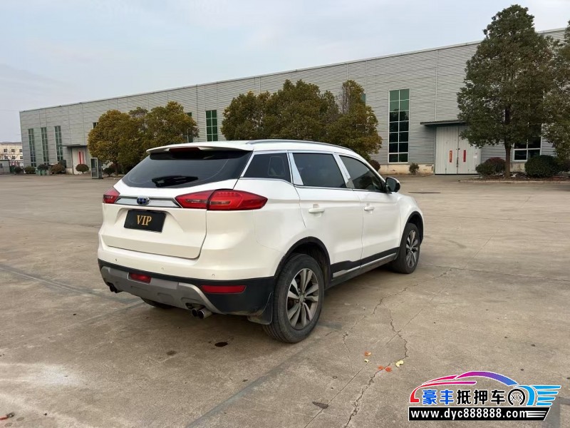 18年吉利博越轿车抵押车出售