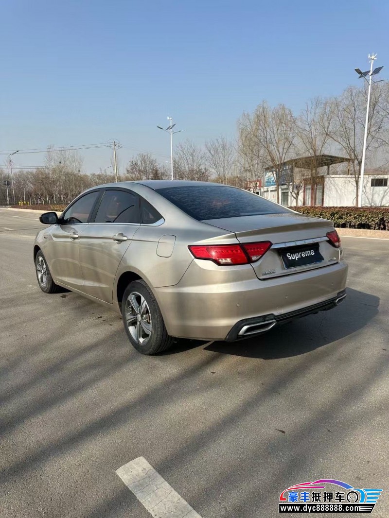 18年吉利帝豪GL轿车抵押车出售