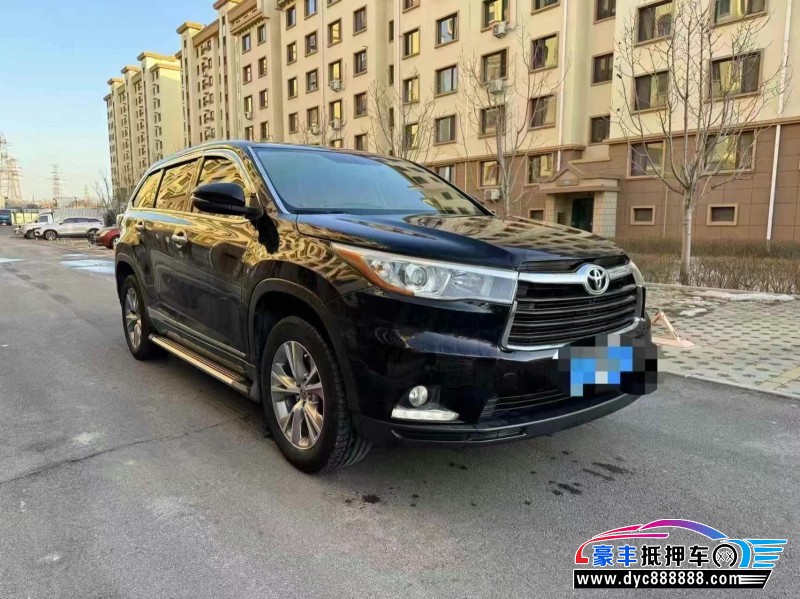 16年丰田汉兰达轿车抵押车出售