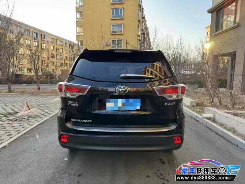 16年丰田汉兰达轿车抵押车出售