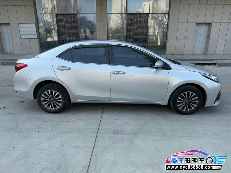 17年丰田卡罗拉轿车抵押车出售