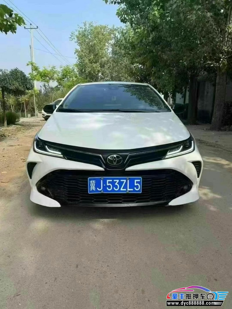 21年丰田卡罗拉轿车抵押车出售