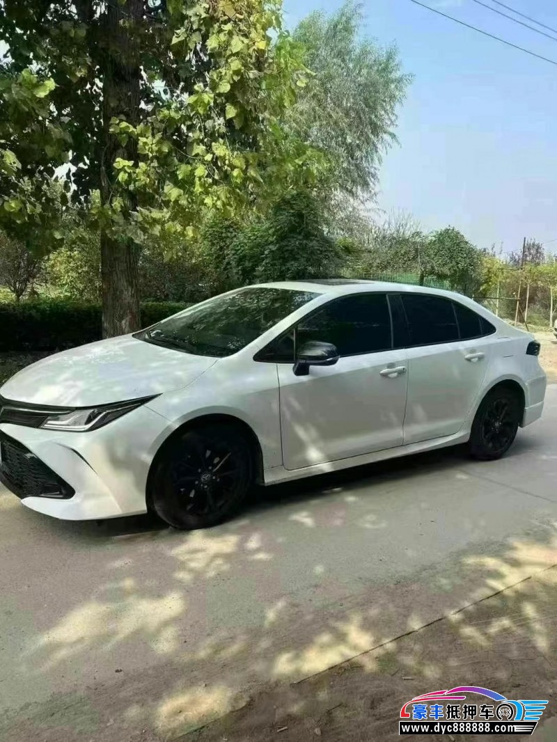 21年丰田卡罗拉轿车抵押车出售