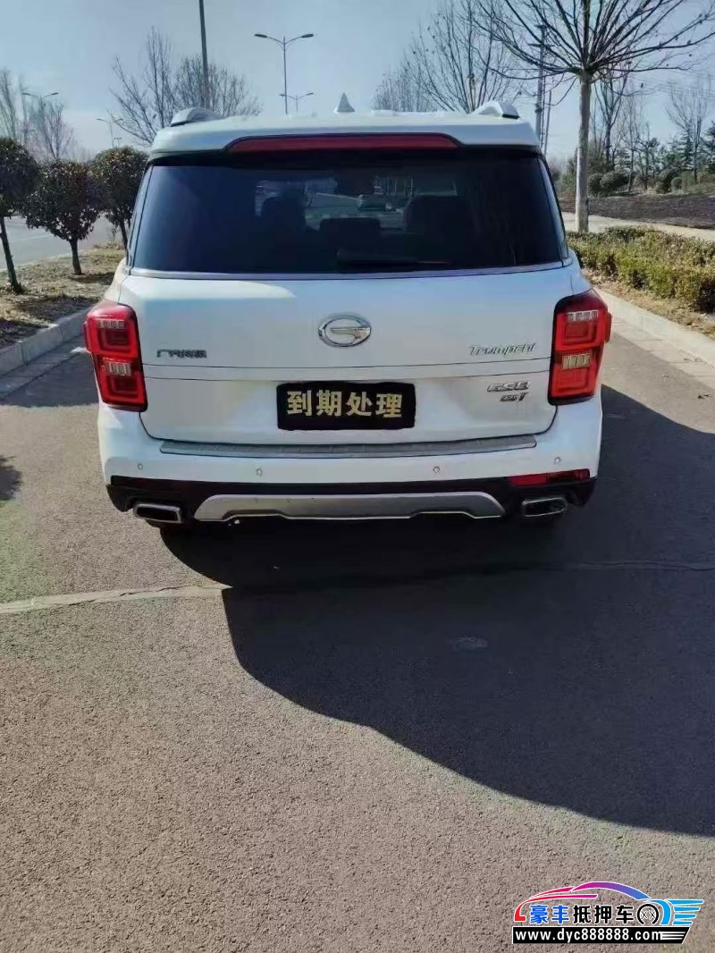 17年传祺GS8SUV抵押车出售