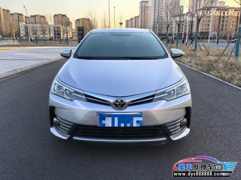 17年丰田卡罗拉轿车抵押车出售