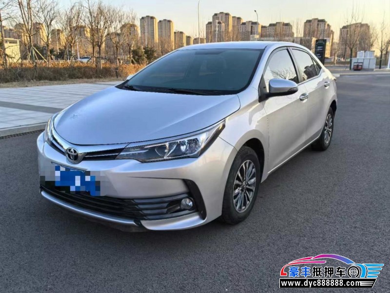 17年丰田卡罗拉轿车抵押车出售