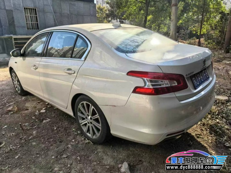 17年标致408轿车抵押车出售