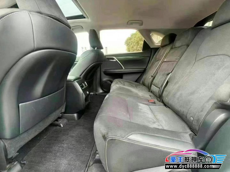 18年雷克萨斯RX轿车抵押车出售