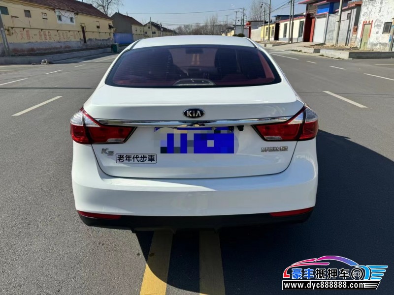 17年起亚K3轿车抵押车出售