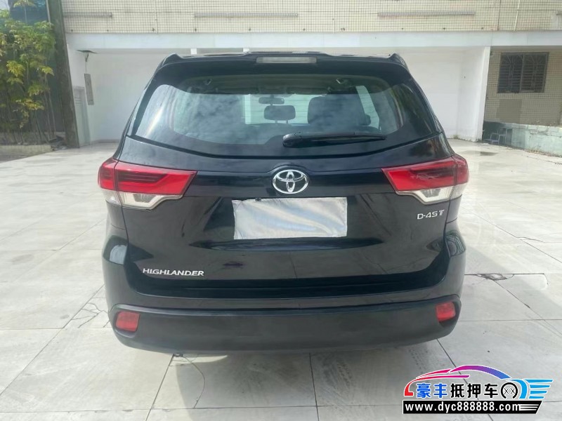 21年丰田汉兰达轿车抵押车出售