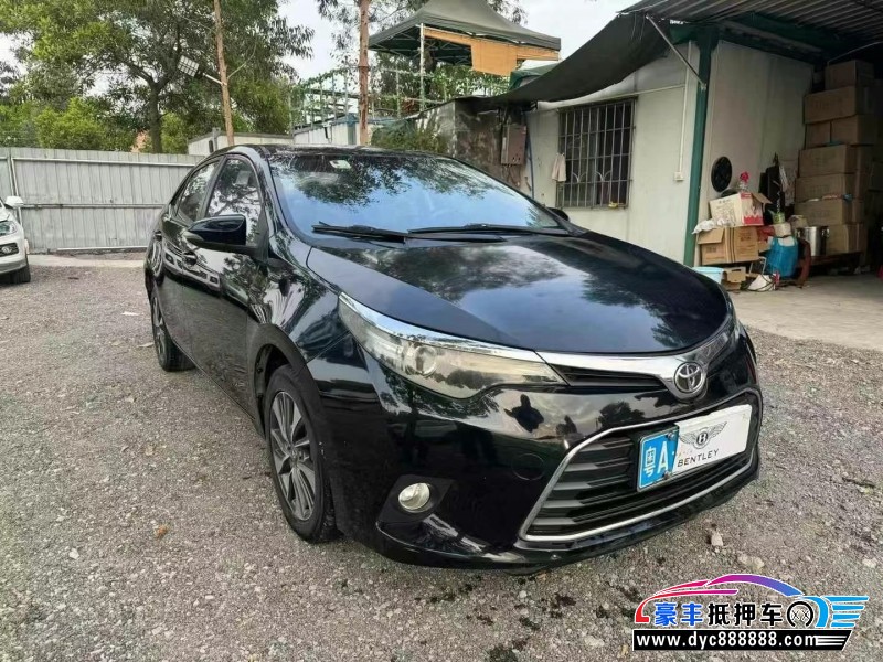 16年丰田雷凌轿车抵押车出售