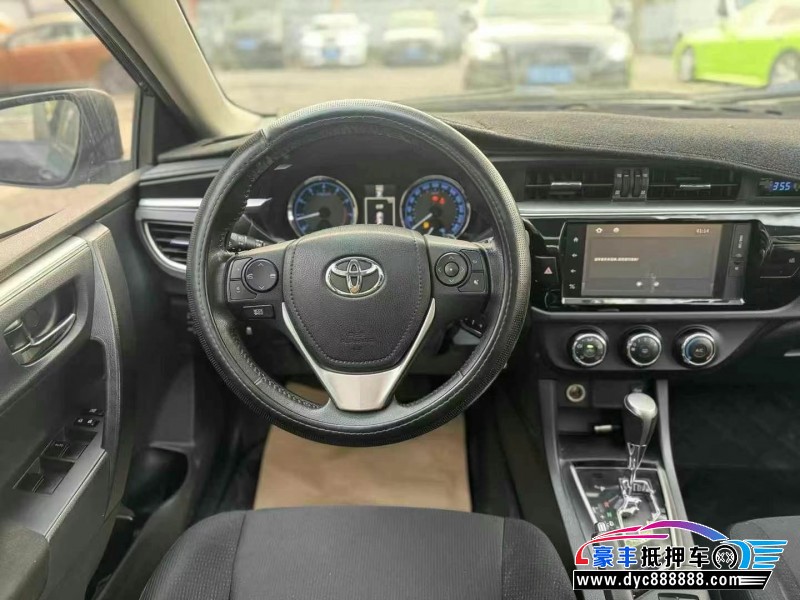 16年丰田雷凌轿车抵押车出售