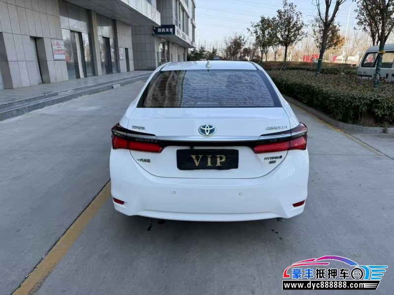 18年丰田卡罗拉轿车抵押车出售