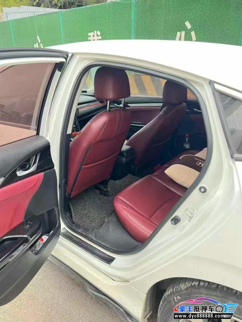 19年本田思域轿车抵押车出售