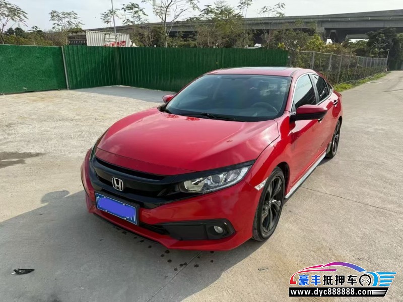 21年本田思域轿车抵押车出售