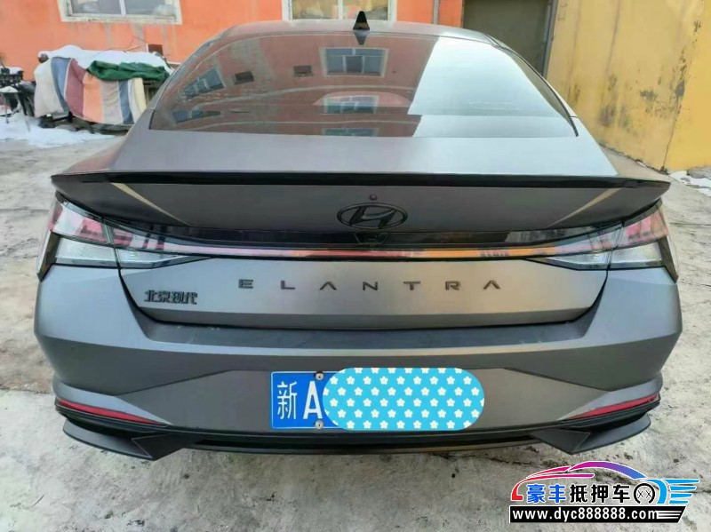 23年现代伊兰特轿车抵押车出售