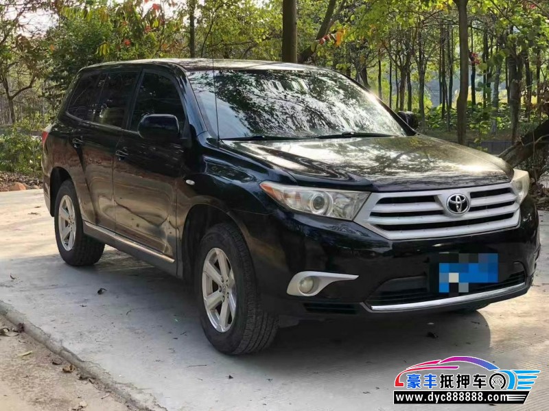 14年丰田汉兰达轿车抵押车出售