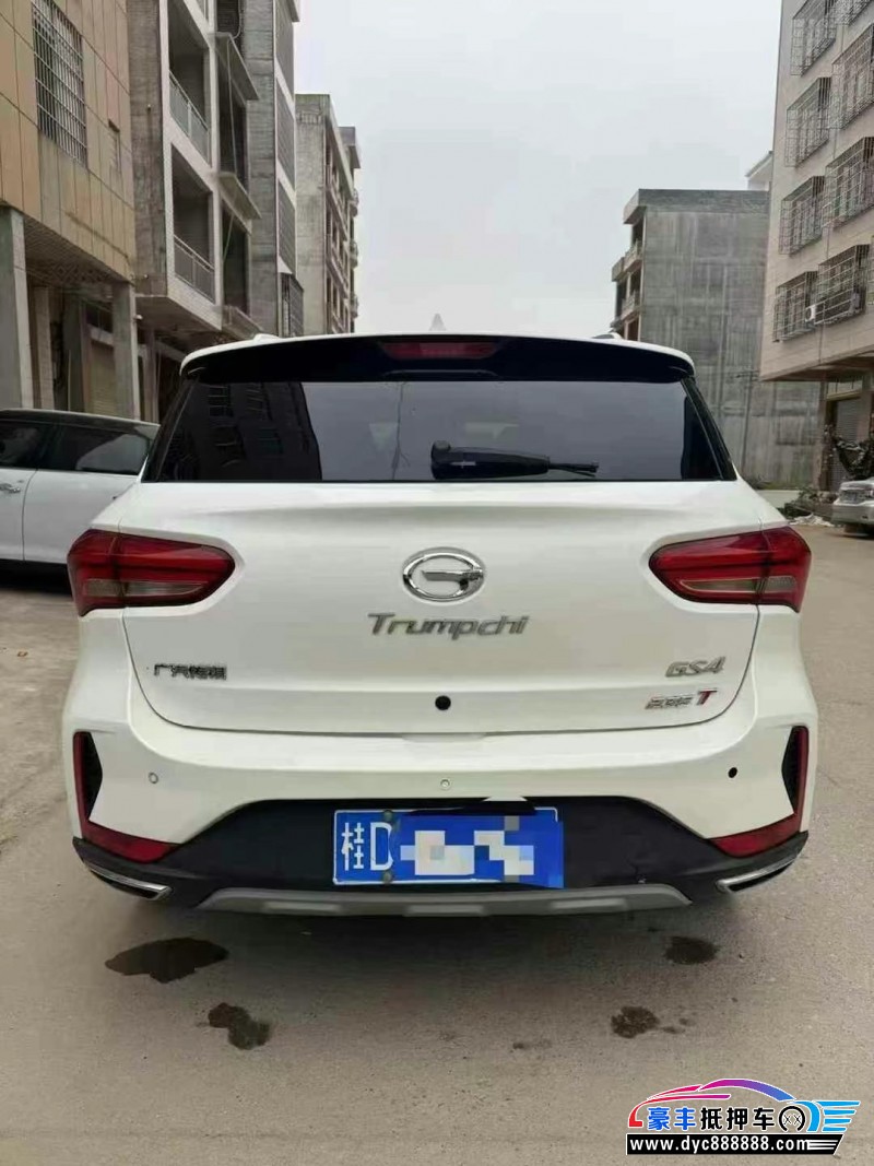 19年传祺GS4轿车抵押车出售