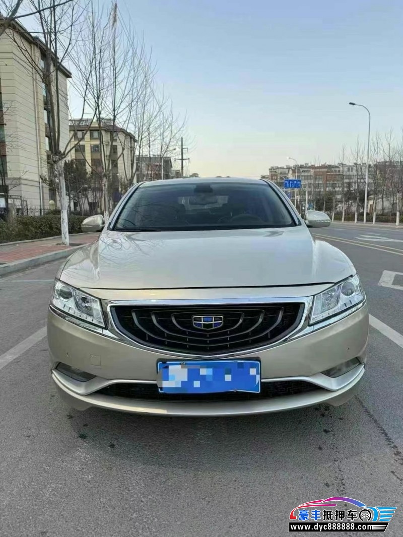 16年吉利博瑞轿车抵押车出售