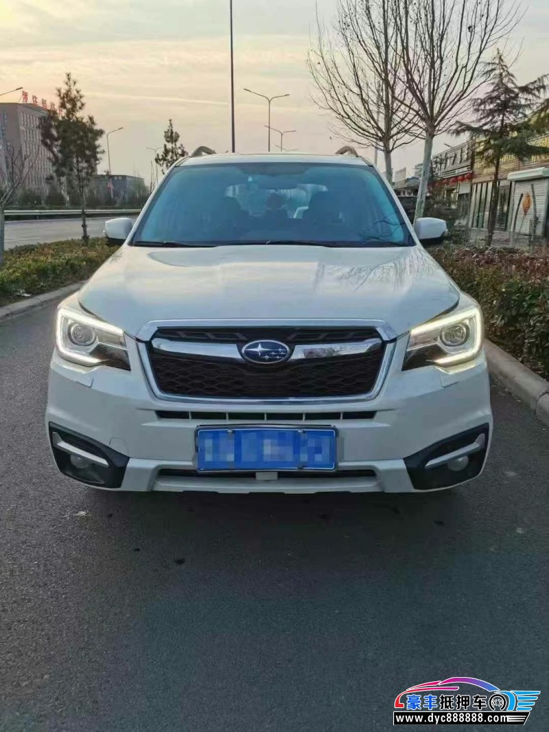 18年斯巴鲁森林人轿车抵押车出售