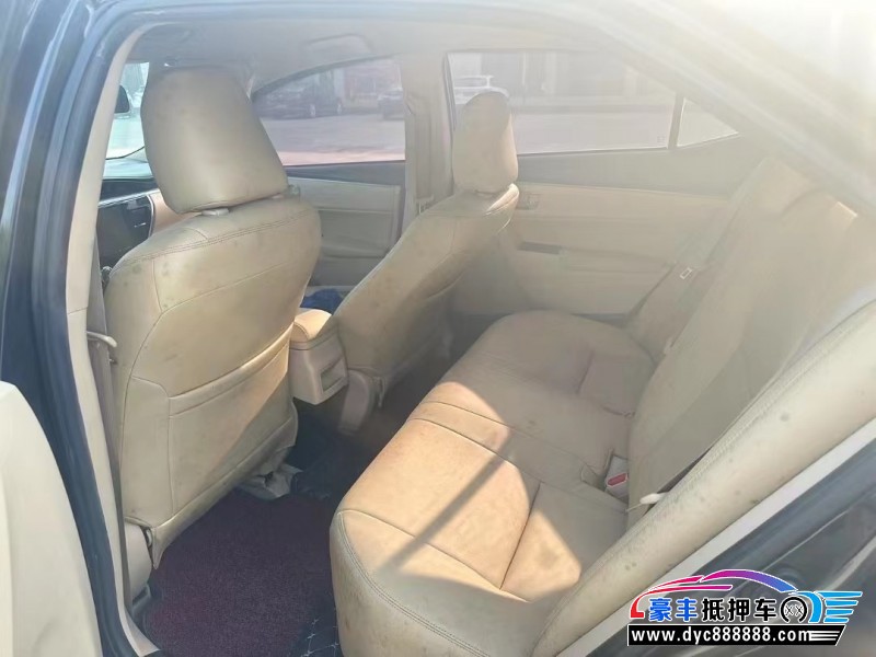 16年丰田卡罗拉轿车抵押车出售