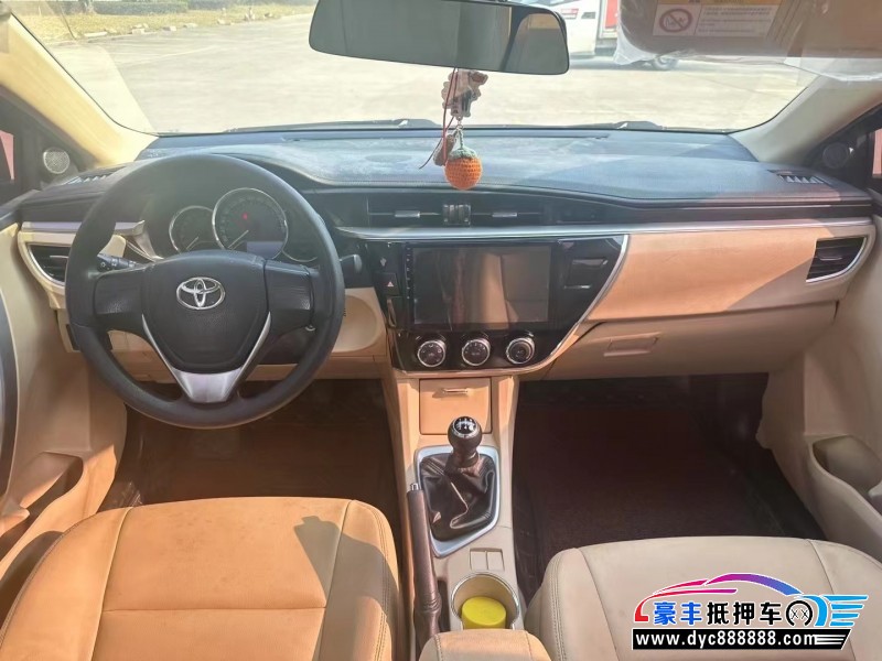 16年丰田卡罗拉轿车抵押车出售