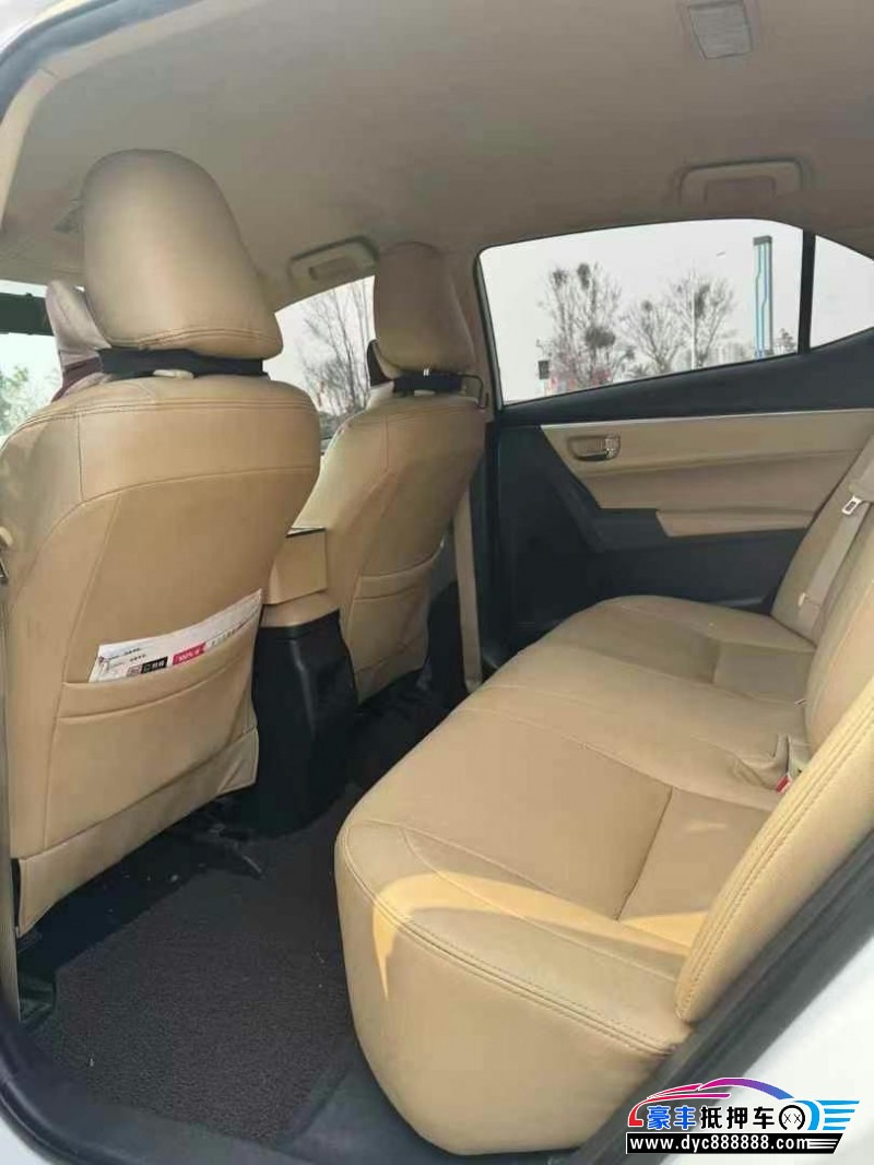 19年丰田卡罗拉轿车抵押车出售