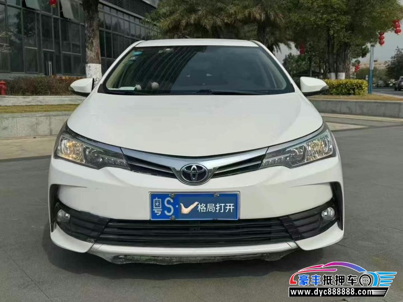 19年丰田卡罗拉轿车抵押车出售
