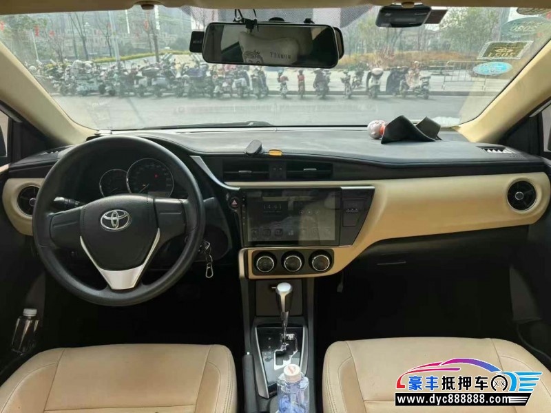 19年丰田卡罗拉轿车抵押车出售