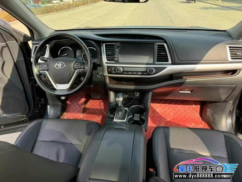 19年丰田汉兰达轿车抵押车出售