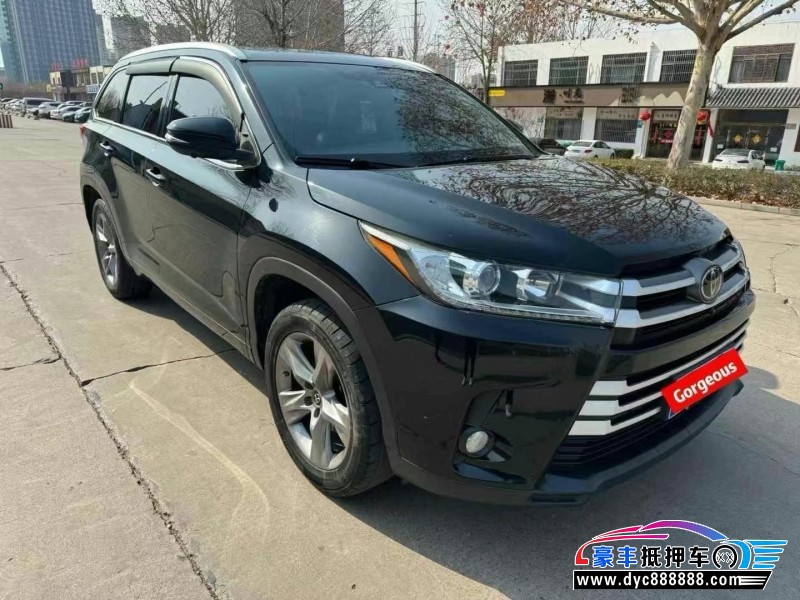 19年丰田汉兰达轿车抵押车出售