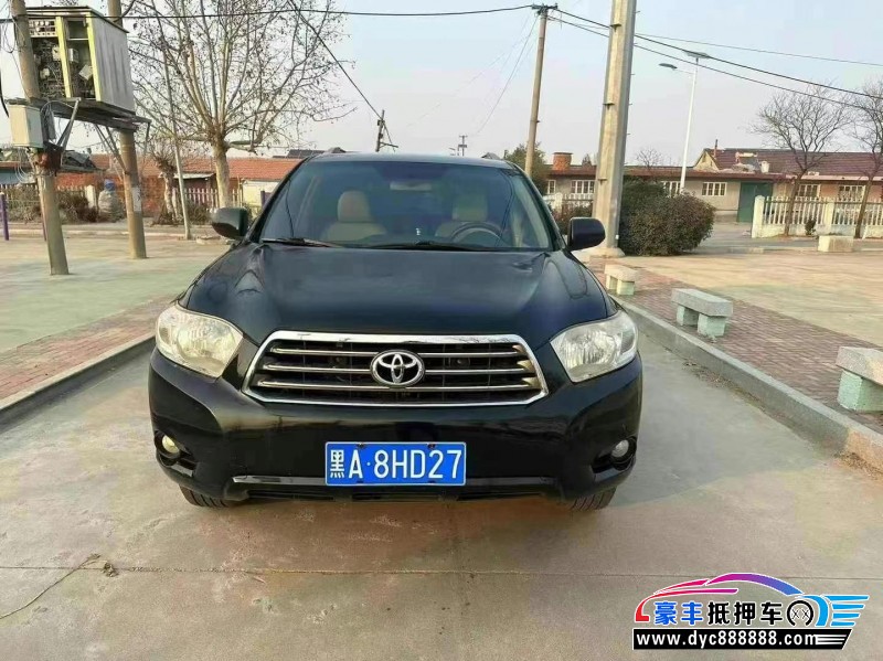 12年丰田汉兰达轿车抵押车出售