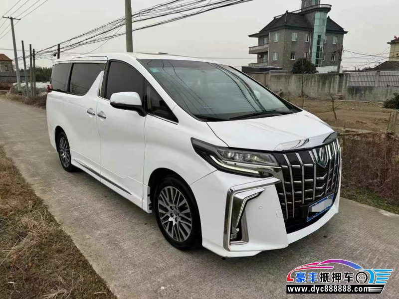 17年丰田埃尔法轿车抵押车出售