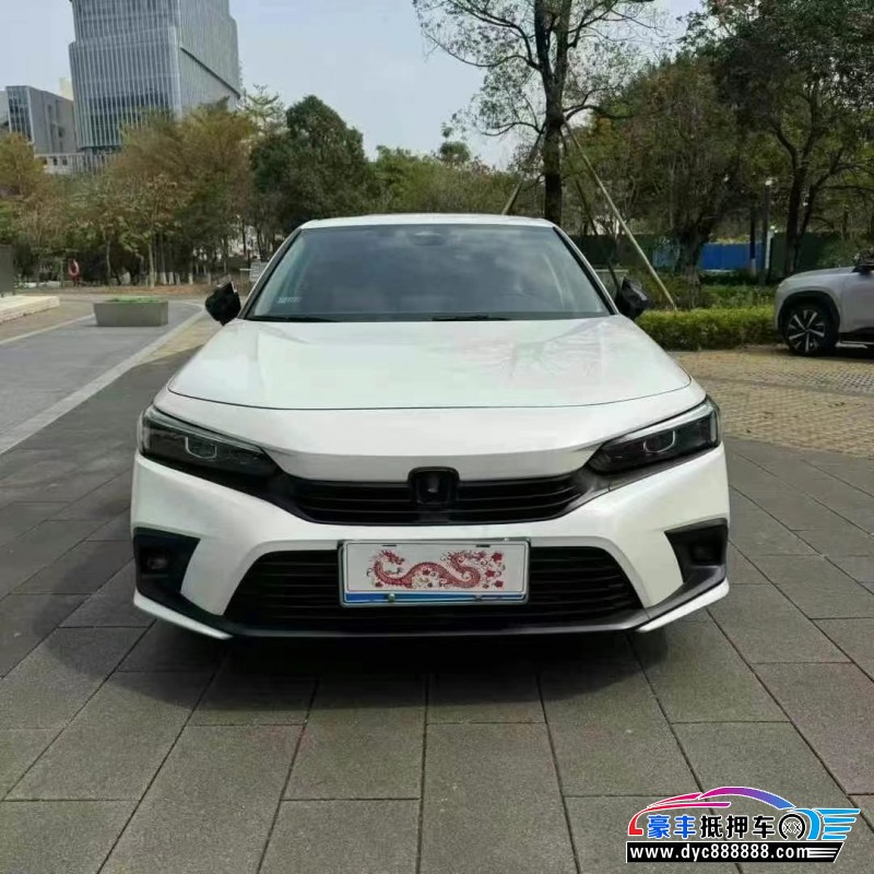 22年本田思域轿车抵押车出售