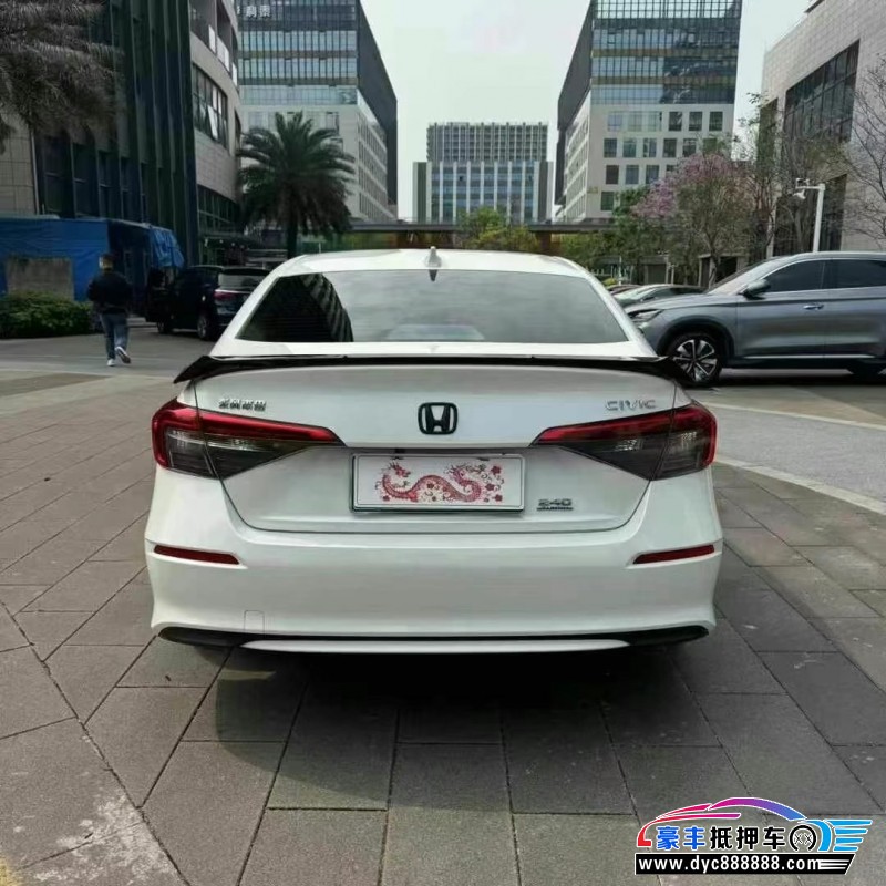 22年本田思域轿车抵押车出售