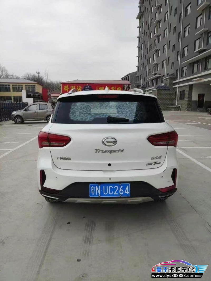 19年传祺GS4轿车抵押车出售