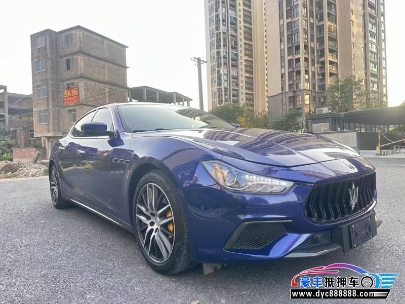 17年玛莎拉蒂Ghibli轿车抵押车出售