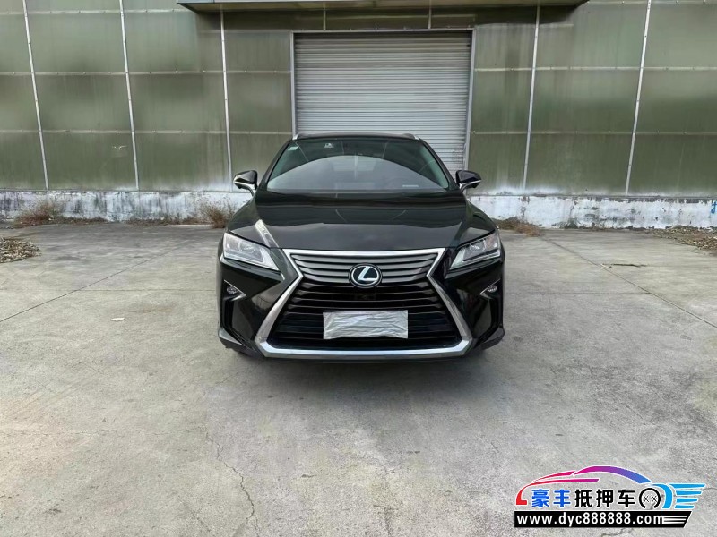18年雷克萨斯RX轿车抵押车出售