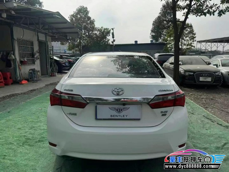 18年丰田卡罗拉轿车抵押车出售