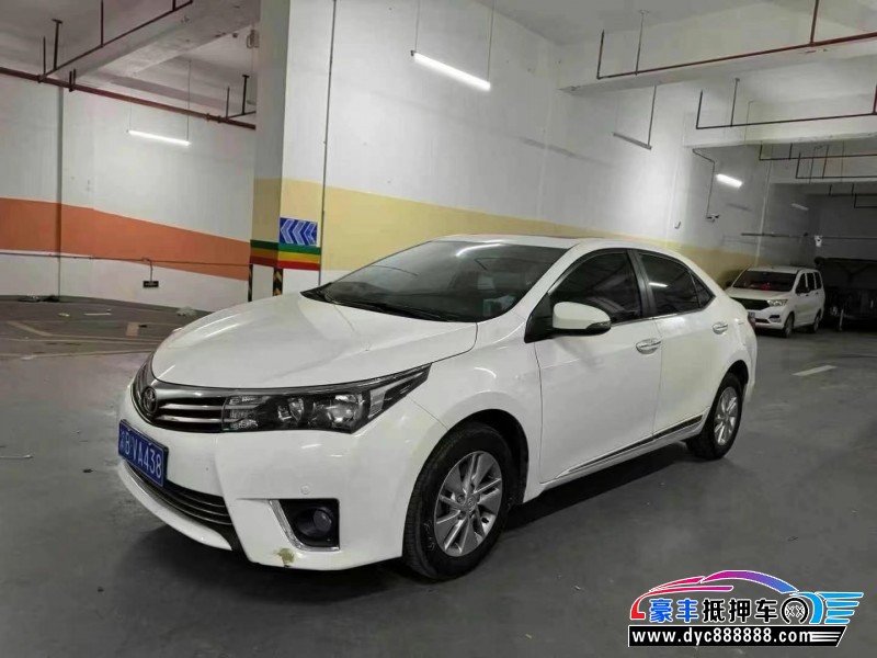 16年丰田卡罗拉轿车抵押车出售