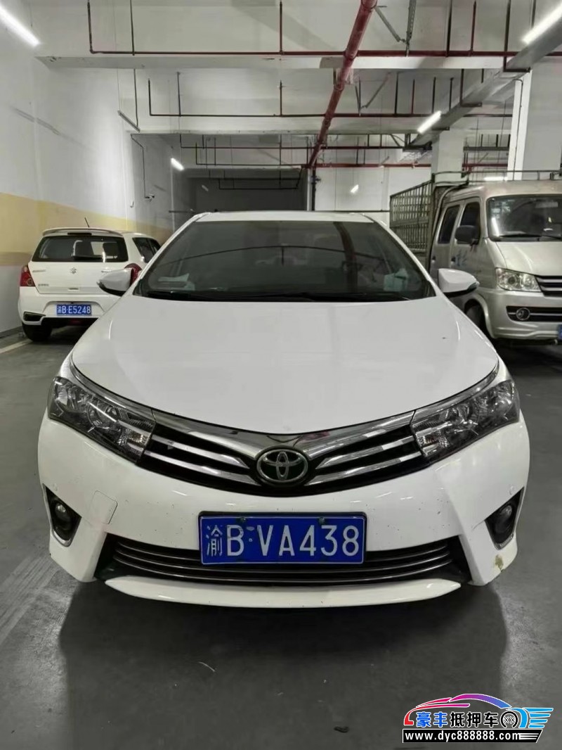 16年丰田卡罗拉轿车抵押车出售