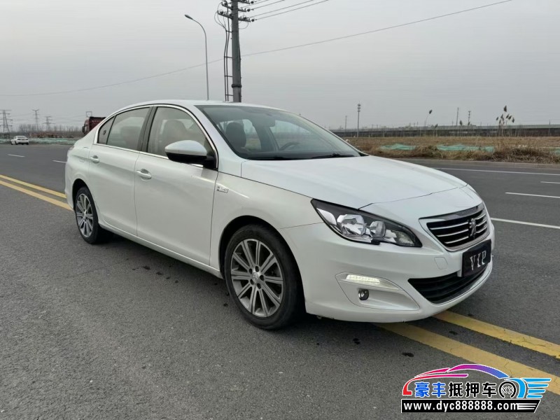 17年标致408轿车抵押车出售