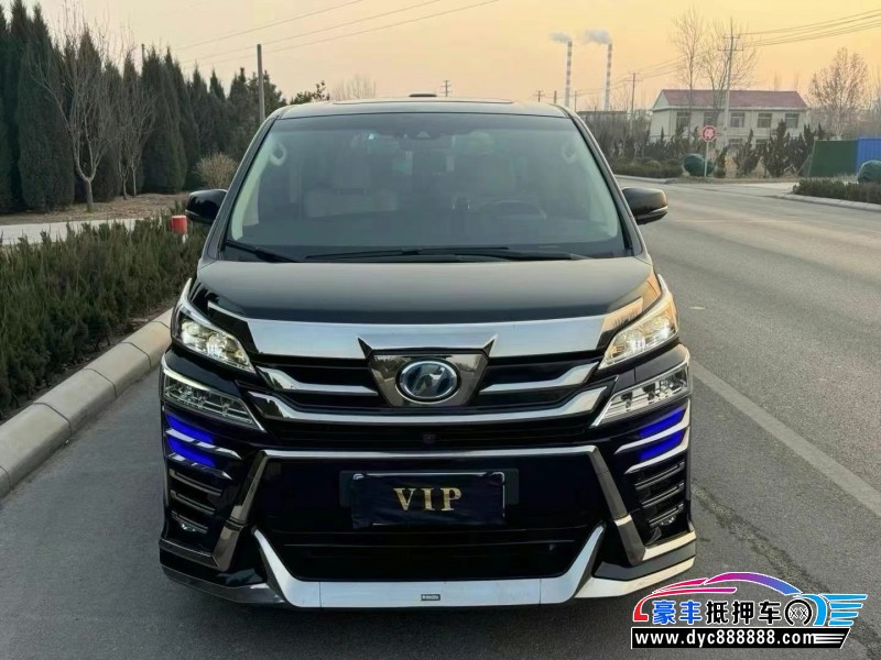 23年丰田威尔法轿车抵押车出售