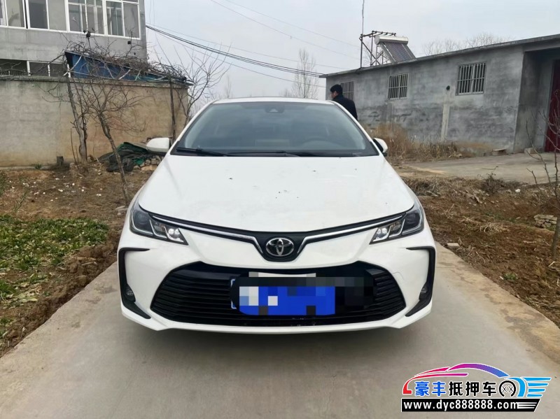 23年丰田卡罗拉轿车抵押车出售