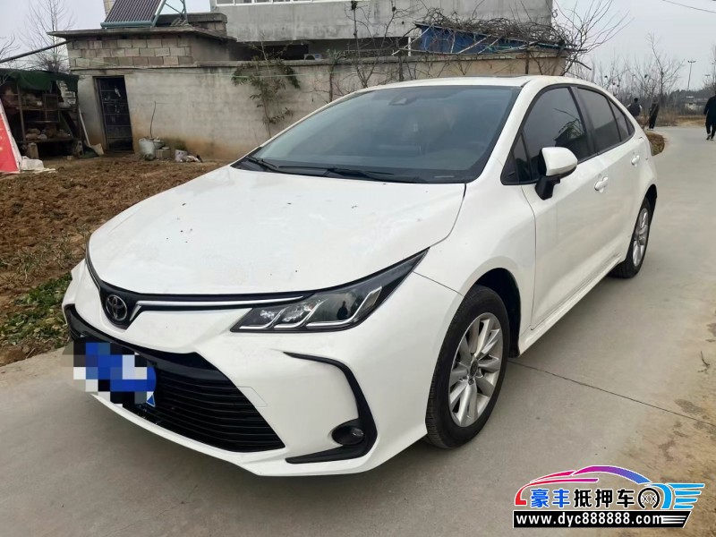 23年丰田卡罗拉轿车抵押车出售