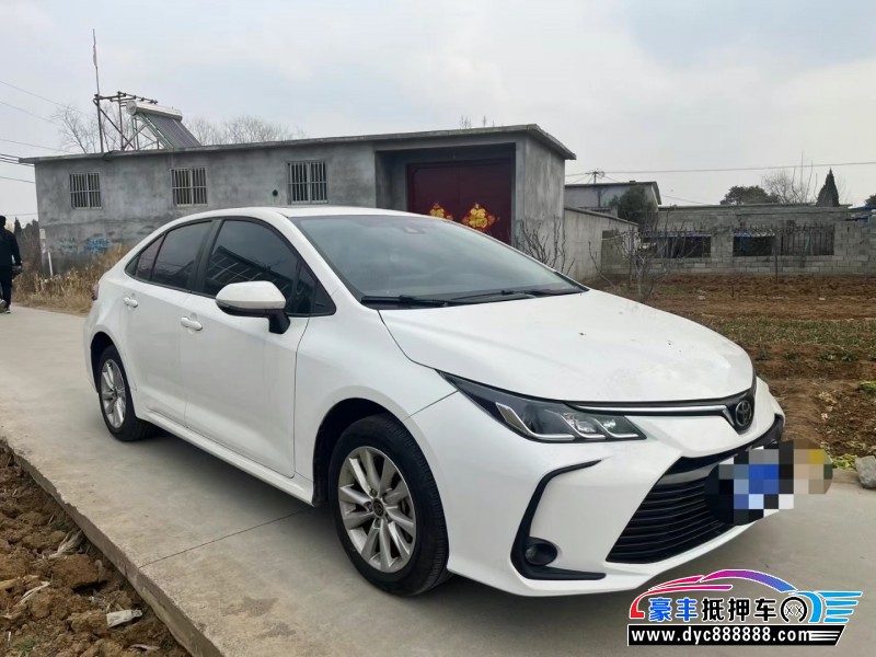 23年丰田卡罗拉轿车抵押车出售