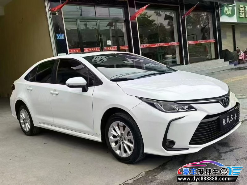 23年丰田卡罗拉轿车抵押车出售